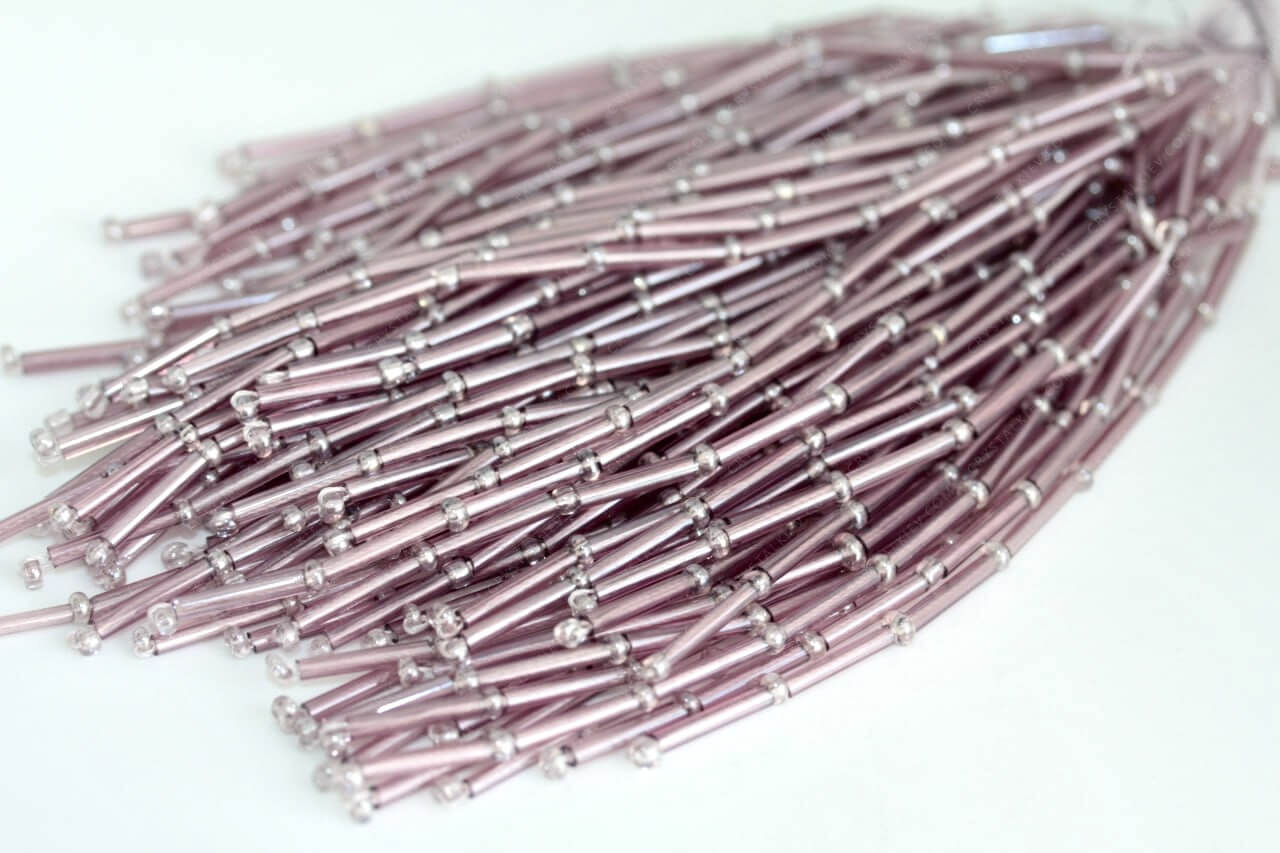 Пучки стекляруса Violet 12mm прямий